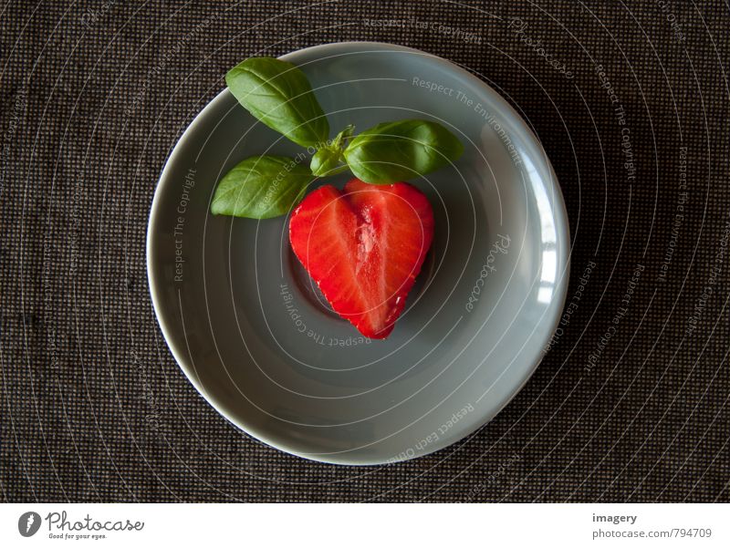 Erdbeere mit Anhang Lebensmittel Frucht Dessert Kräuter & Gewürze Ernährung Frühstück Bioprodukte Diät Schalen & Schüsseln Lifestyle Reichtum exotisch
