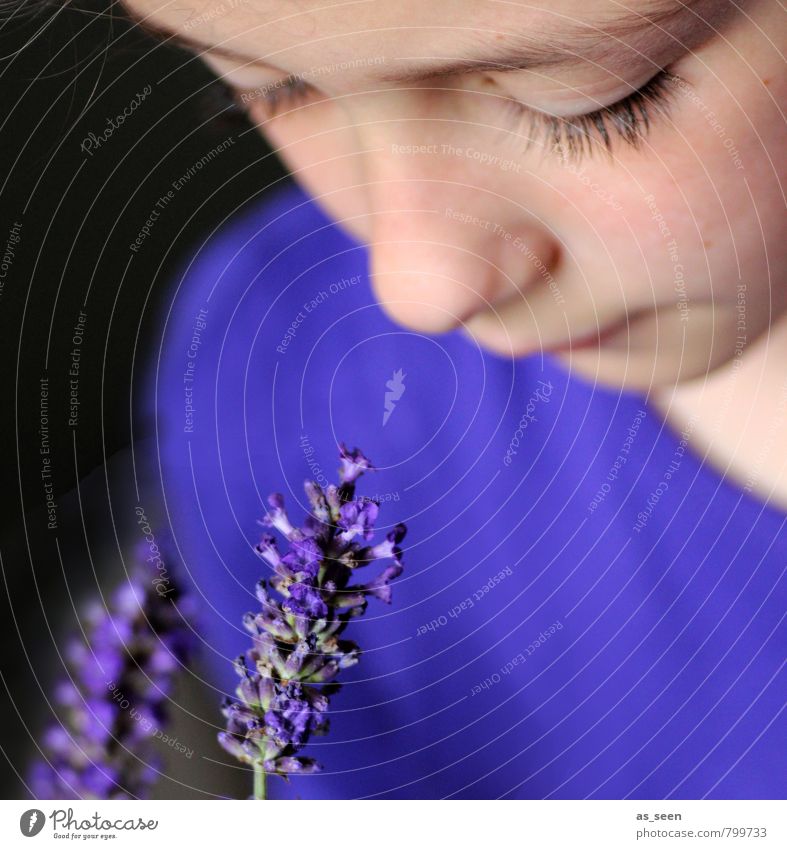 Duft III Kräuter & Gewürze Öl schön Körperpflege Gesicht Gartenarbeit Mädchen Auge Nase 8-13 Jahre Kind Kindheit Sommer Blume Blüte Lavendel T-Shirt atmen
