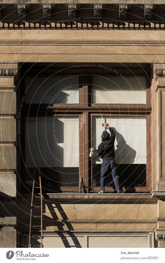Fensterputzer in New York - ein lizenzfreies Stock Foto von Photocase