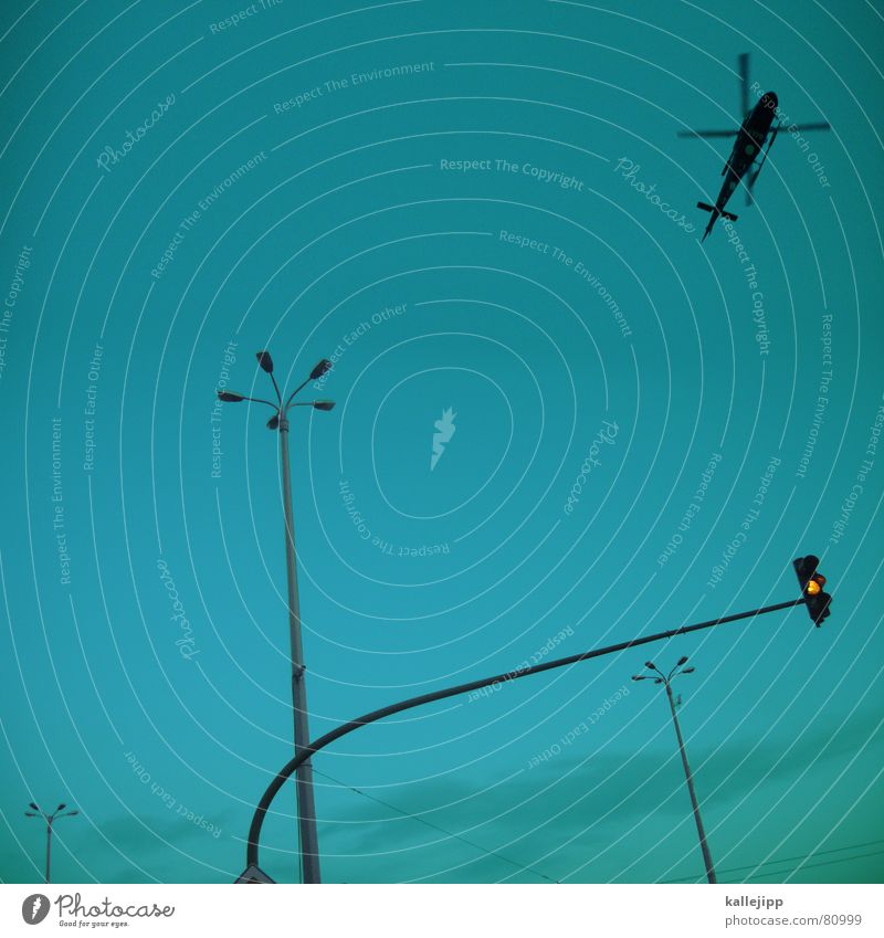 goodmorning potsdam schalten Vietnam Rebell aufklären Potsdam Luftkrieg Lampe Laterne Ampel gelb Hubschrauber Krieg Brandenburg Straßenbeleuchtung Verkehrswege