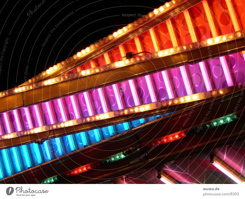 Autoscooter Neonlights Neonlicht Licht Nacht Jahrmarkt Auto-Skooter rot rosa Freizeit & Hobby blau