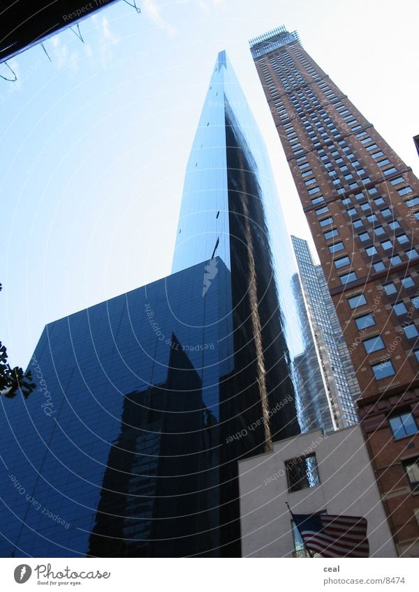 New York buildings Hochhaus Architektur New York City Glas