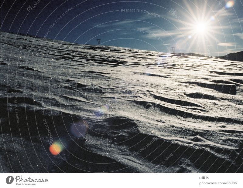 gegenlicht Schneeschuhe kalt Italien Sandverwehung wandern Gegenlicht Naturphänomene Sonnenaufgang Berge u. Gebirge Stern (Symbol)