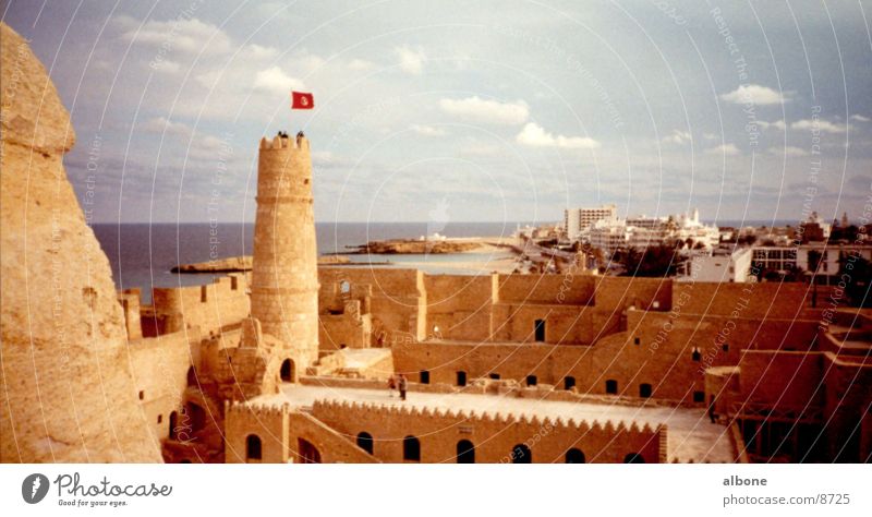 Festung Sandstein Ägypten Architektur Burg oder Schloss