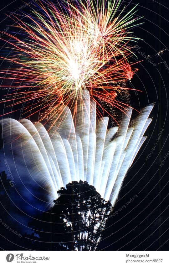 Feuerwerk am Strand - ein Foto von lizenzfreies Stock Photocase