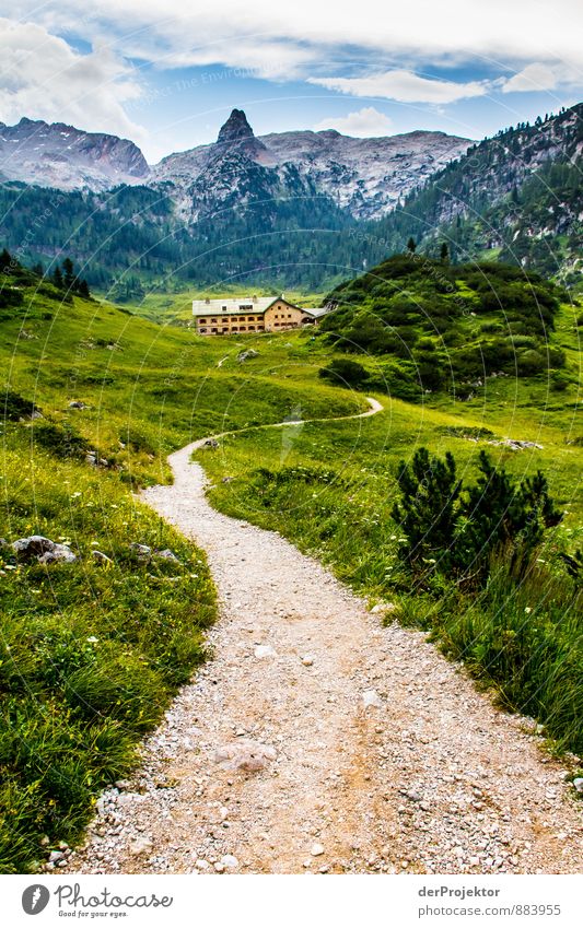 Der Weg Zum Karlingerhaus Am Funtensee Ein Lizenzfreies Stock