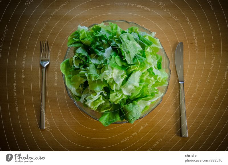 vegetarisch Lebensmittel Gemüse Salat Salatbeilage Ernährung Bioprodukte Vegetarische Ernährung Diät Fasten Geschirr Schalen & Schüsseln Besteck Messer Gabel
