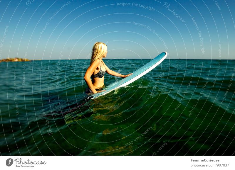 SurferGirl_13 sportlich Fitness Freizeit & Hobby Ferien & Urlaub & Reisen Tourismus Ausflug Abenteuer Ferne Freiheit Sommer Sommerurlaub Sonne Strand Meer Insel