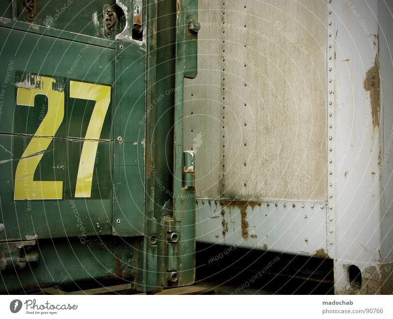 2TWENTYSEVEN7 TWO Güterverkehr & Logistik Typographie Beschriftung Stahl zusätzlich Komplementärfarbe mehrfarbig Ecke Lastwagen Ziffern & Zahlen Jubiläum