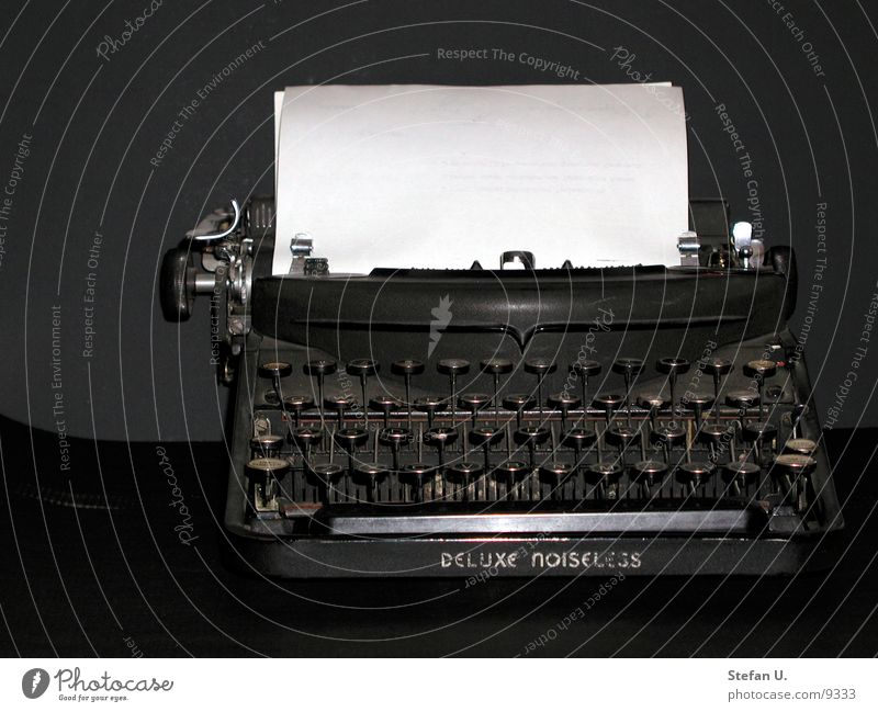 Schreibmaschine retro Elektrisches Gerät Technik & Technologie alt schreiben