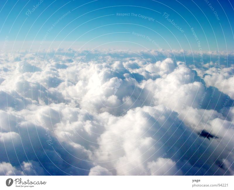 Über den Wolken über den Wolken Horizont Aussicht schlechtes Wetter Unendlichkeit frei Luftverkehr Freiheit