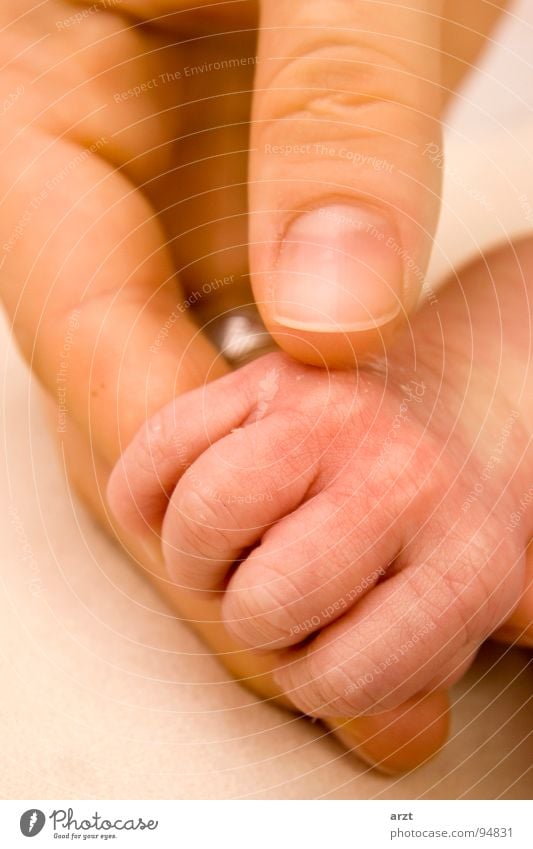 kinderhand Hand Finger Nagel Fingernagel klein groß Mädchen Mutter festhalten Halt Geborgenheit Sicherheit Baby Kleinkind