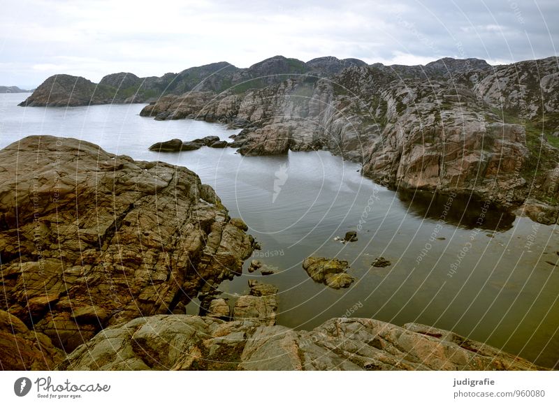 Norwegen Umwelt Natur Landschaft Wasser Klima Felsen Küste Fjord Meer natürlich wild Ferien & Urlaub & Reisen Farbfoto Außenaufnahme Menschenleer Tag