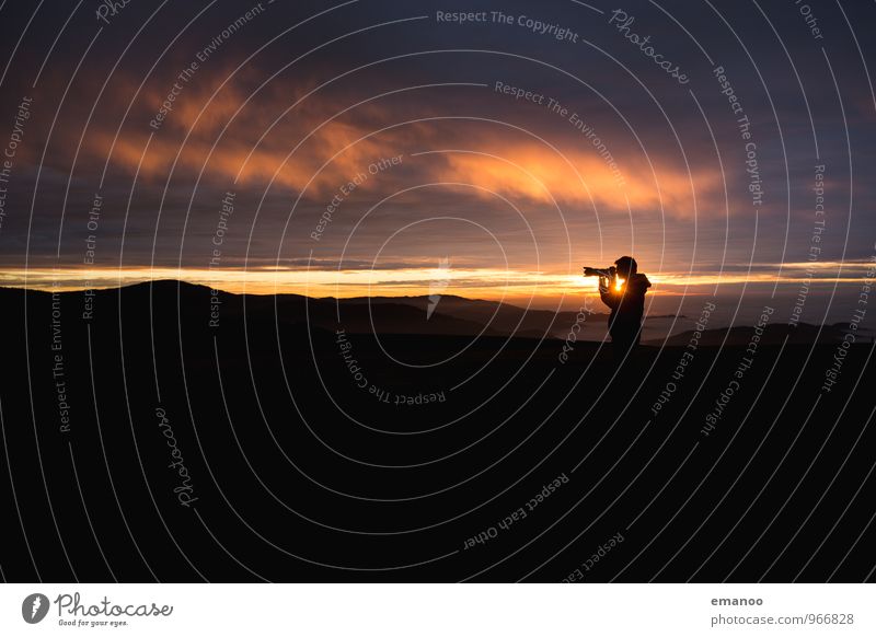 sunset shooter Lifestyle Freude Freizeit & Hobby Ferien & Urlaub & Reisen Tourismus Ausflug Abenteuer Ferne Freiheit Berge u. Gebirge wandern Fotokamera