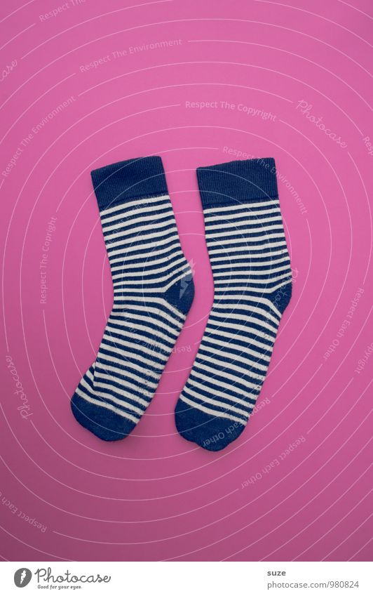 WeihMa Bastelset | Socken Lifestyle kaufen Stil Design Freizeit & Hobby Mode Bekleidung Strümpfe Stoff Streifen einfach schön lustig blau rosa Ordnungsliebe
