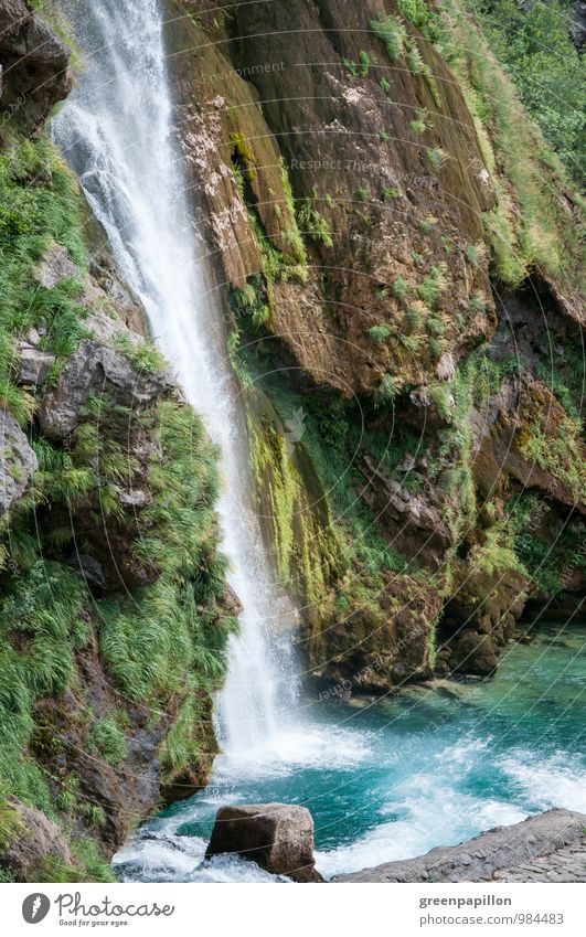 Paradies Ferien & Urlaub & Reisen Tourismus Ausflug Sommerurlaub Umwelt Natur Landschaft Wasser Wassertropfen Klima Klimawandel Urwald Fluss Wasserfall Krka