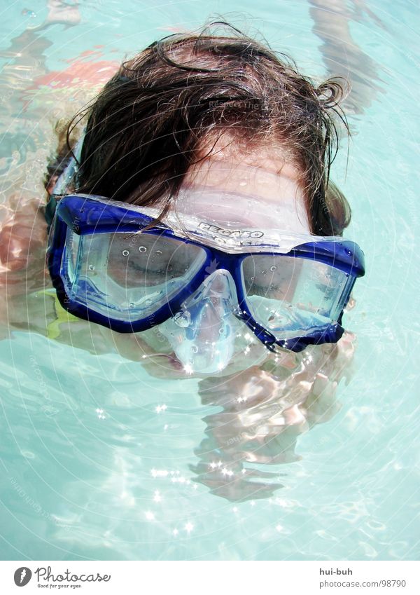 Blinder goggel blind tauchen Brille Taucherbrille nass Meer Schwimmbad Meerwasser See heiß Physik angenehm Kind Wasser Blick tauchbrille glass Haare & Frisuren