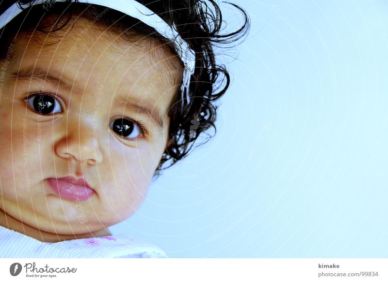 Chiniquicuicui Mädchen Kleinkind Mexiko Konzentration eyes Lomografie face fat blue Auge Gesicht Fett blau
