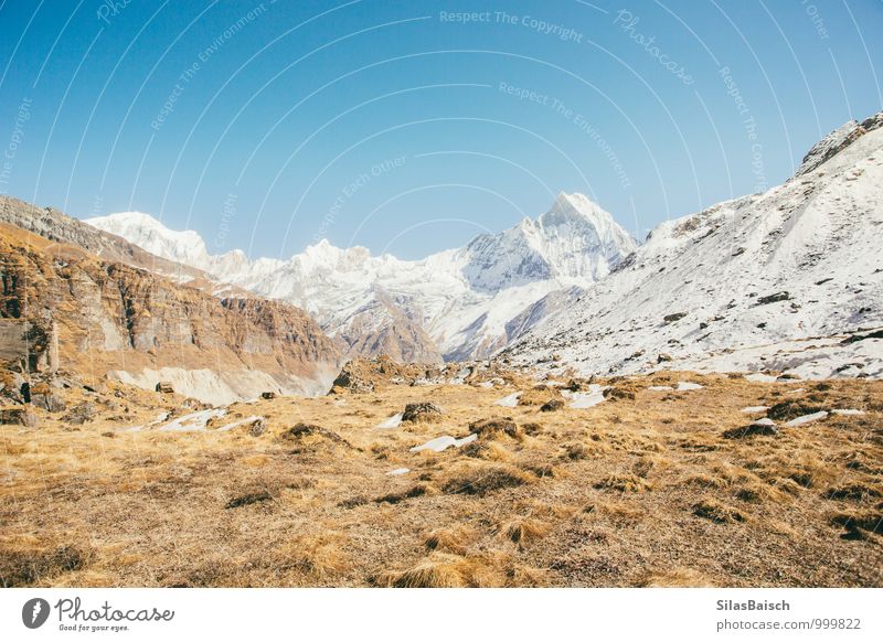 Himalaya Ferien & Urlaub & Reisen Tourismus Ausflug Abenteuer Ferne Freiheit Expedition Sommer Sommerurlaub Sonne Berge u. Gebirge wandern Umwelt Natur
